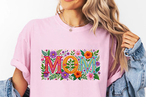 Floral Mom Png Mom Design, an Illustration by Designworld