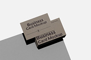 Minimalist Business Card Mockup Set, an Advertising Mockup by pixelmock (Thumbnail 14 of 15)
