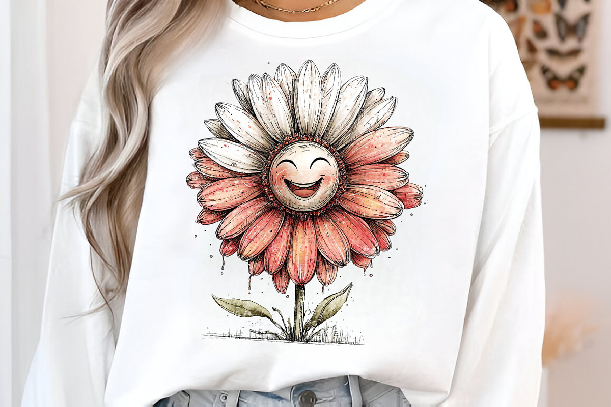 Whimsical flower clipart, an Illustration by SinaCreation (Photo 7 of 11)