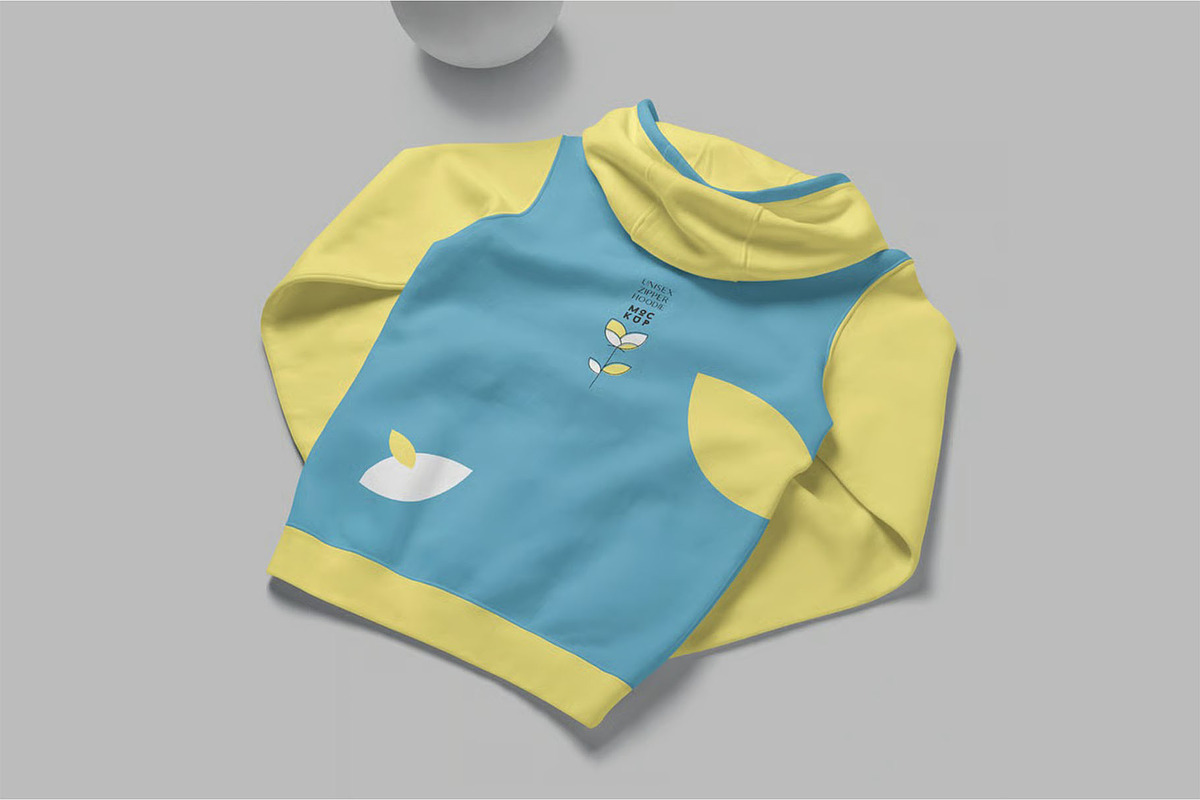Unisex Zipper Hoodie Mockups, a Hoody Mockup by megostudi0 (Photo 3 of 6)