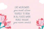 Wildflowers in Spring Font Duo, a Script Font by Salt & Pepper Designs (Thumbnail 2 of 8)