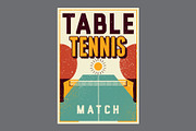 Ping Pong table tennis vector set., a Sport Illustration by PoPaShop (Thumbnail 4 of 10)