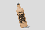 Paper Bottle Mockup, a Cups & Container Mockup by Permadi Creative (Thumbnail 3 of 5)