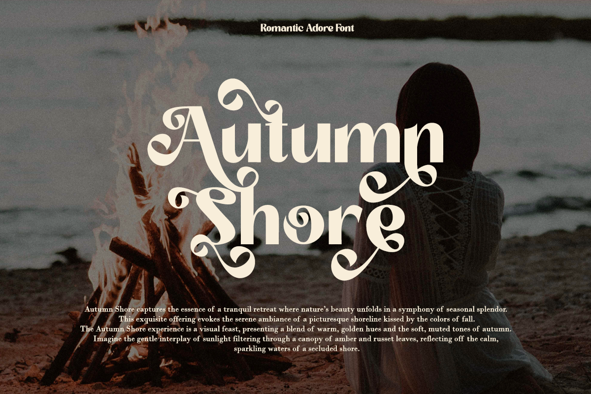 Romantic Adore - Beautiful Sans Font, a Sans Serif Font by Say Studio (Photo 10 of 14)