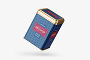 Square Tin Can Mockup Set, a Cups & Container Mockup by Deeplab (Thumbnail 4 of 16)