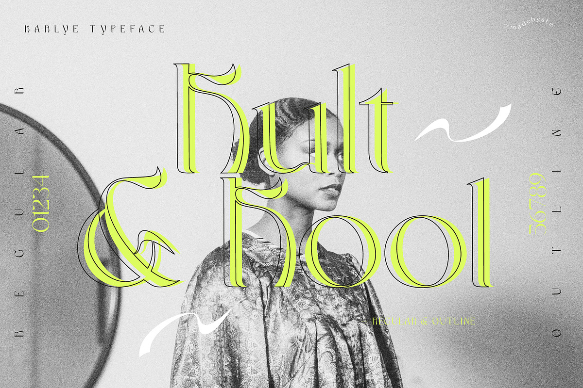 KARLYE — STYLISH FONT DUO, a Serif Font by Madebysté. (Photo 6 of 12)