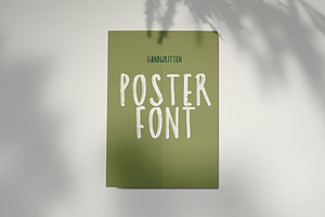Poster Brush font