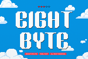 Eight Byte | Pixel Font, a Sans Serif Font by gracetype_studio (Thumbnail 1 of 12)