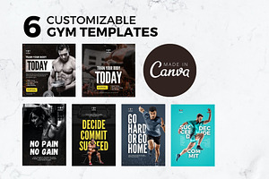 Gym Design Templates Design Bundle