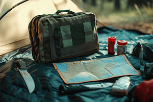 Survival and first aid kit, a Sports & Recreation Photo by MistyDay