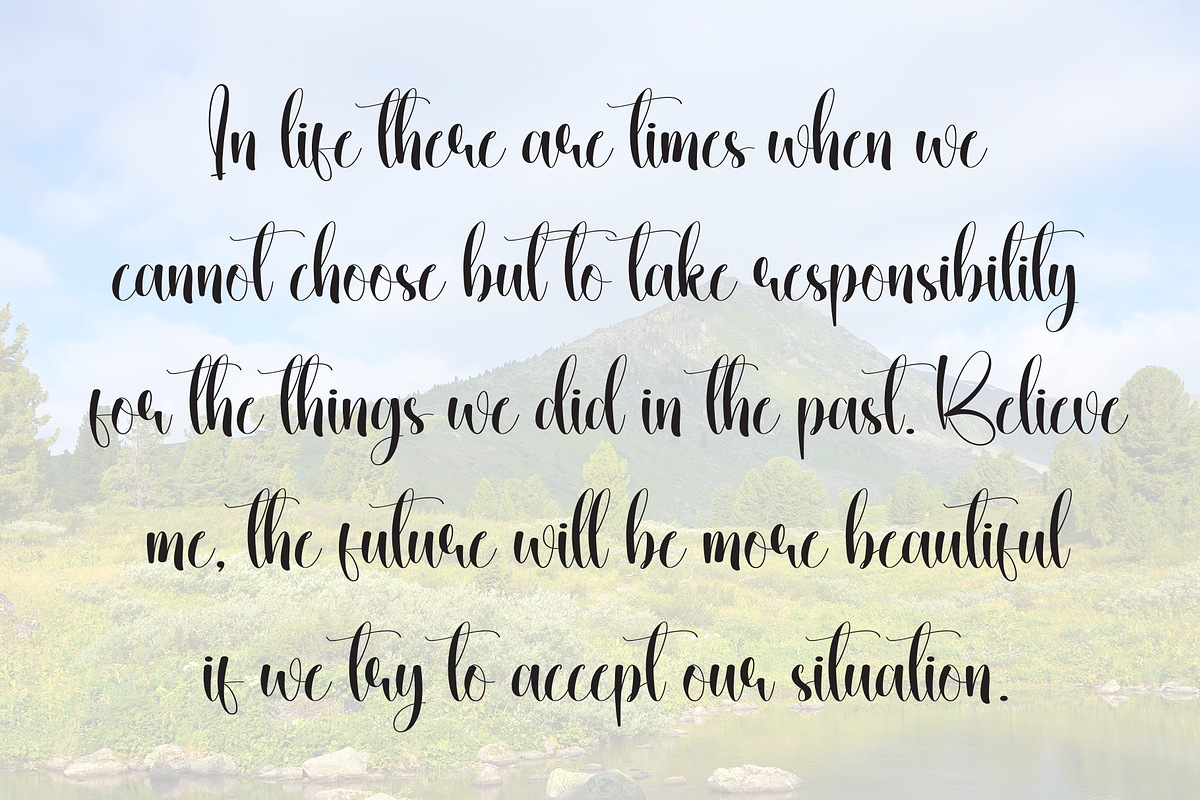 Blushing | Script Font, a Handwritten Font by Scratchones (Photo 6 of 8)