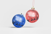 Christmas Ball Mockup, a Product Mockup by DSNA Mockup (Thumbnail 7 of 7)