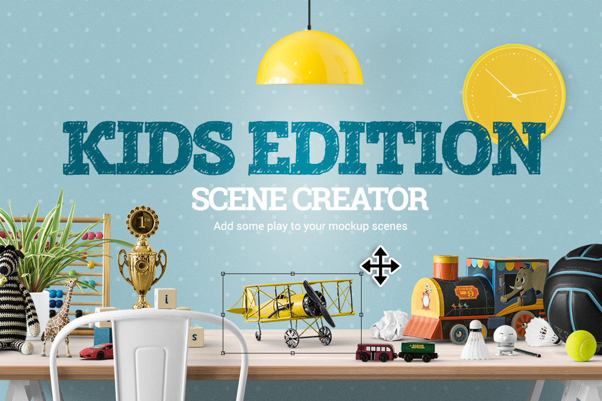 Kids Edition - Scene Creator, a Product Mockup by Canvy (formerly Place.to) (Photo 1 of 3)
