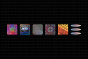 Holographic Sticker Pack, a Texture Graphic by dbdslondon (Thumbnail 7 of 7)