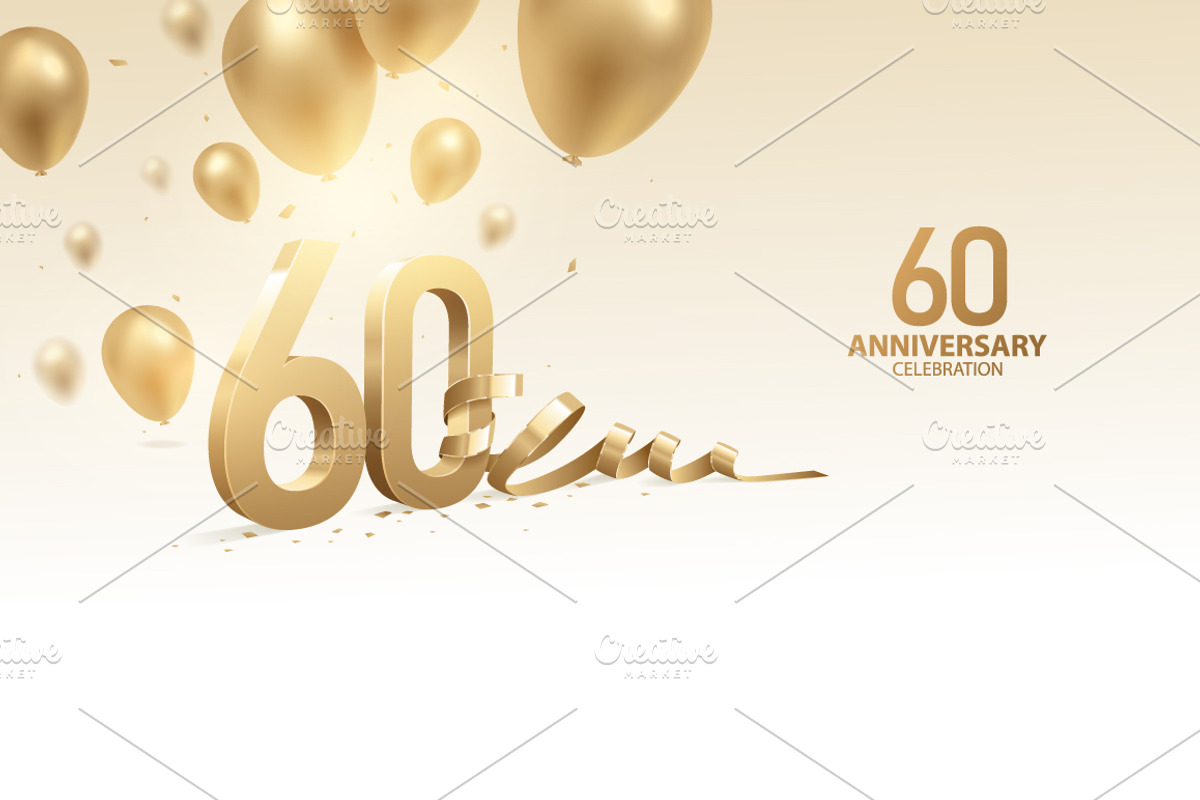 60th Anniversary Celebration, an Illustration by AlexMstudio