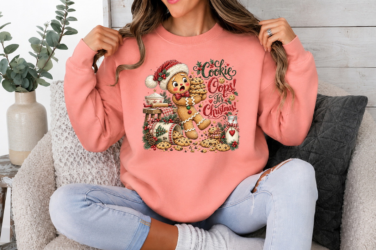Christmas Gingerbread Cookies PNG, a Seasonal Illustration by Craft Nest (Photo 3 of 6)