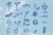 Resort Vibes Hand-Drawn Bundle, an Object Graphic by Imageblend (Thumbnail 2 of 4)