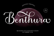 Benthura Script, a Script Font by Sammy Std (Thumbnail 1 of 12)