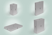 Package Box Mockups - 9 box sizes, a Packaging Mockup by Illusiongraphic (Thumbnail 18 of 19)