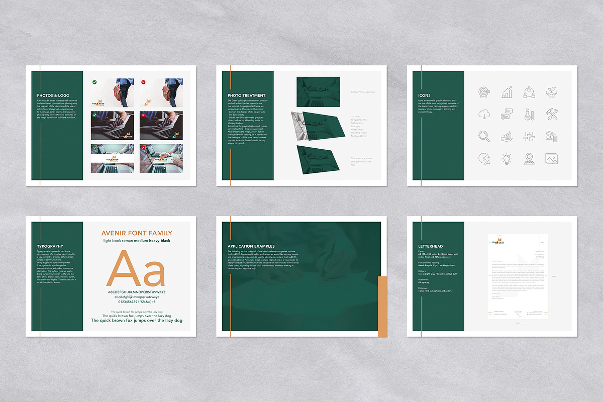 Brand Identity Guidelines Template, a Brochure Template by Andre28 (Photo 6 of 7)