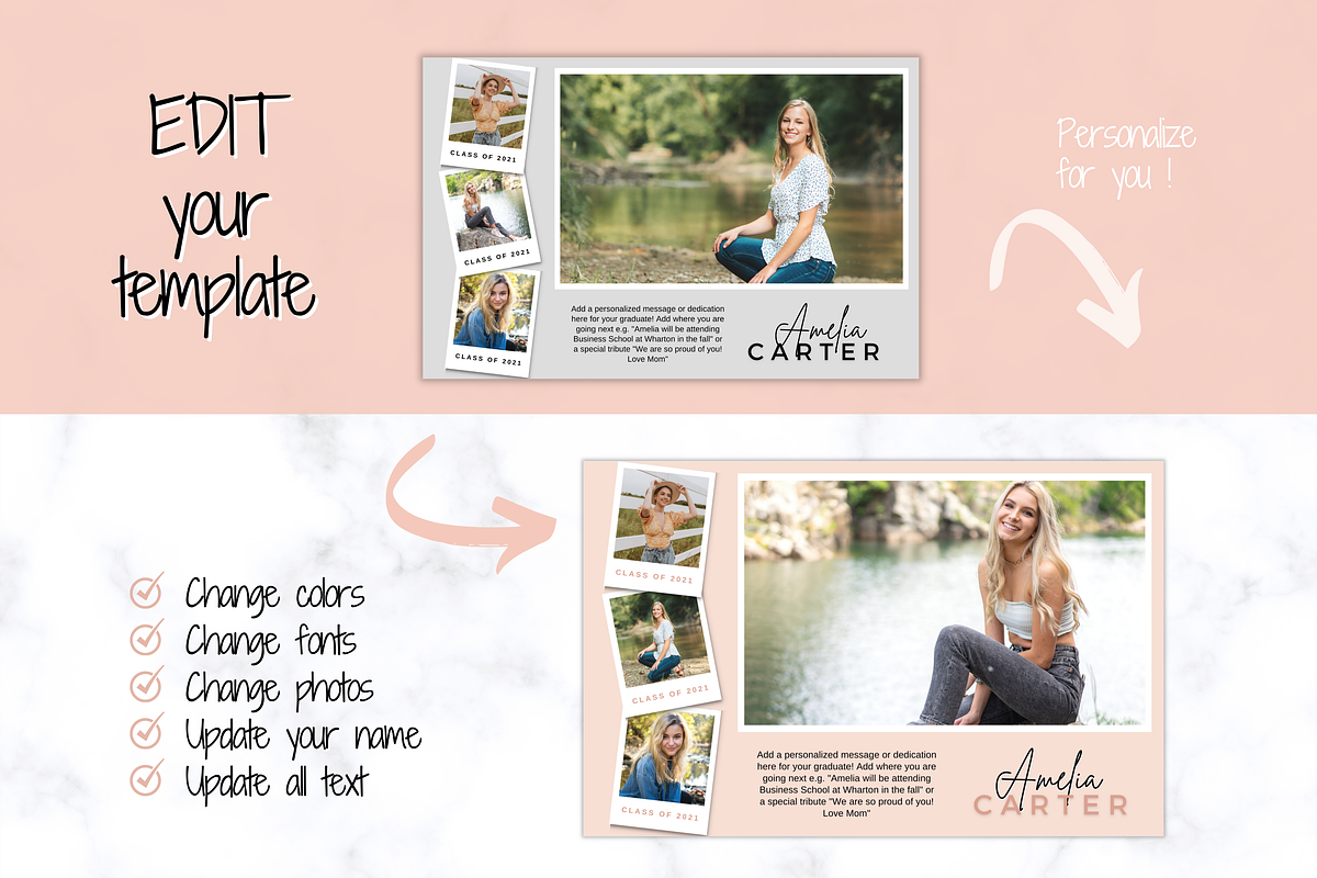 Yearbook Ad Template - Graduate, a Magazine Template by Templatables (Photo 3 of 7)