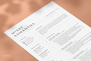 Minimalist Modern Resume Template, a Resume Template by MAM Design (Thumbnail 4 of 10)