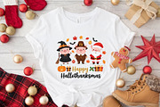 Happy Hallothanksmas Pigs PNG, an Illustration by DreamArtGraphic (Thumbnail 5 of 5)