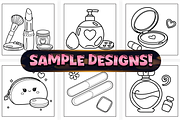 Bold Easy Cosmetics Coloring Book, a Healthcare Illustration by Craftsbeefy (Thumbnail 2 of 4)