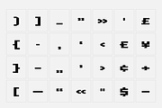 Mecha - block font, a Font by SelfBuild Type (Thumbnail 12 of 13)