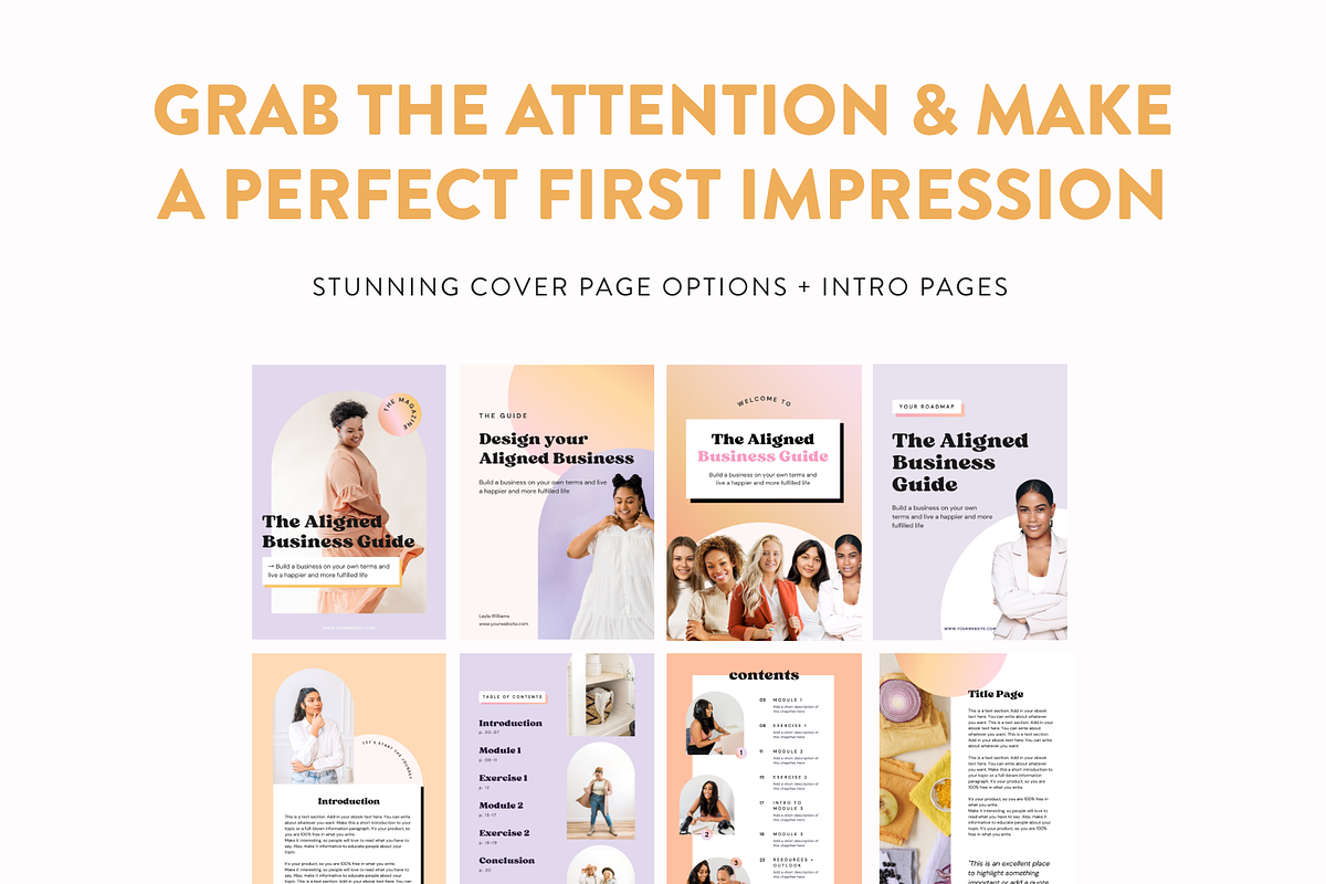 Coach Ebook Workbook Templates Canva, a Marketing Template by My Social Boutique (Photo 3 of 9)