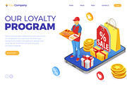 Customer Loyalty Programs Banners, a Person Illustration by TAlex (Thumbnail 4 of 6)