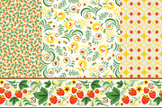 Set of patterns khokhloma, a Pattern Graphic by BondarenkoNat (Thumbnail 2 of 4)