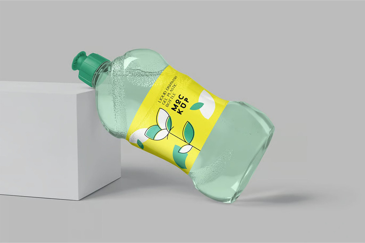 Dishwash Bottle Mockups, a Household Mockup by megostudi0 (Photo 5 of 7)