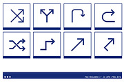 Arrow Icon Vector Pack, an Icon by Tekuni (Thumbnail 11 of 14)