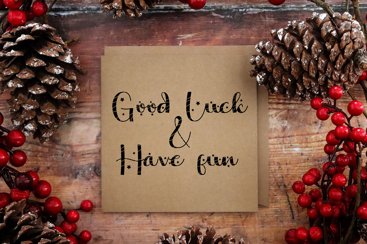 For & After | Christmas Font Duo, a Script Font by Jadatype.id (Photo 4 of 12)