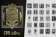 28 IN 1 VINTAGE LETTERS COLLECTION, a Symbol Font by Graphic Spirit (Thumbnail 10 of 31)