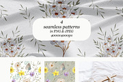 Steppe of Bravery Summer Wildflowers, a Decorative Illustration by Catch the Dream Art (Thumbnail 10 of 11)