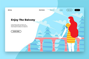 Enjoy In Balcony Landing Page