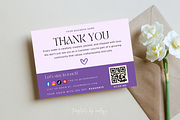 Printable Thank You Card Template, a Card Template by Elegant_Studio44 (Thumbnail 5 of 6)