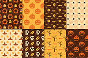 23 Halloween Seamless Patterns Pack, a Pattern Graphic by Alex Krugli (Thumbnail 4 of 9)