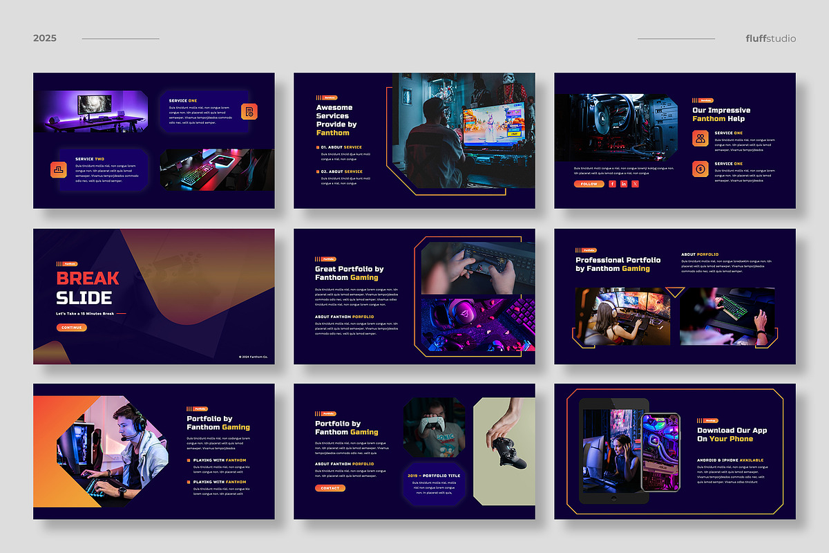 Gaming eSports Keynote Template, a Presentation Template by fluffstudio (Photo 4 of 5)