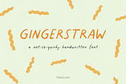 Gingerstraw, a Font by takoliko (Thumbnail 1 of 9)