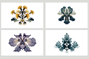 Heum Co. Botanical Inkblot Art, a Decorative Illustration by milatovar (Thumbnail 2 of 20)