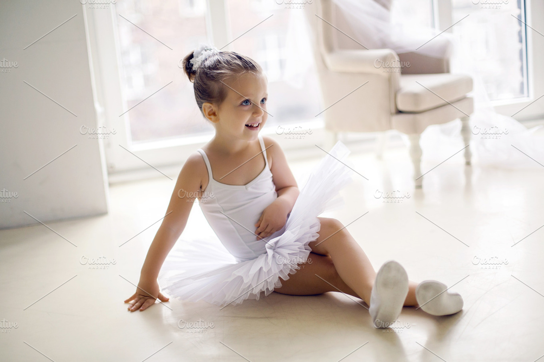 Little ballerina girl 2 years featuring toddler, ballet, and sweet, a Person Photo by SaulichPhoto
