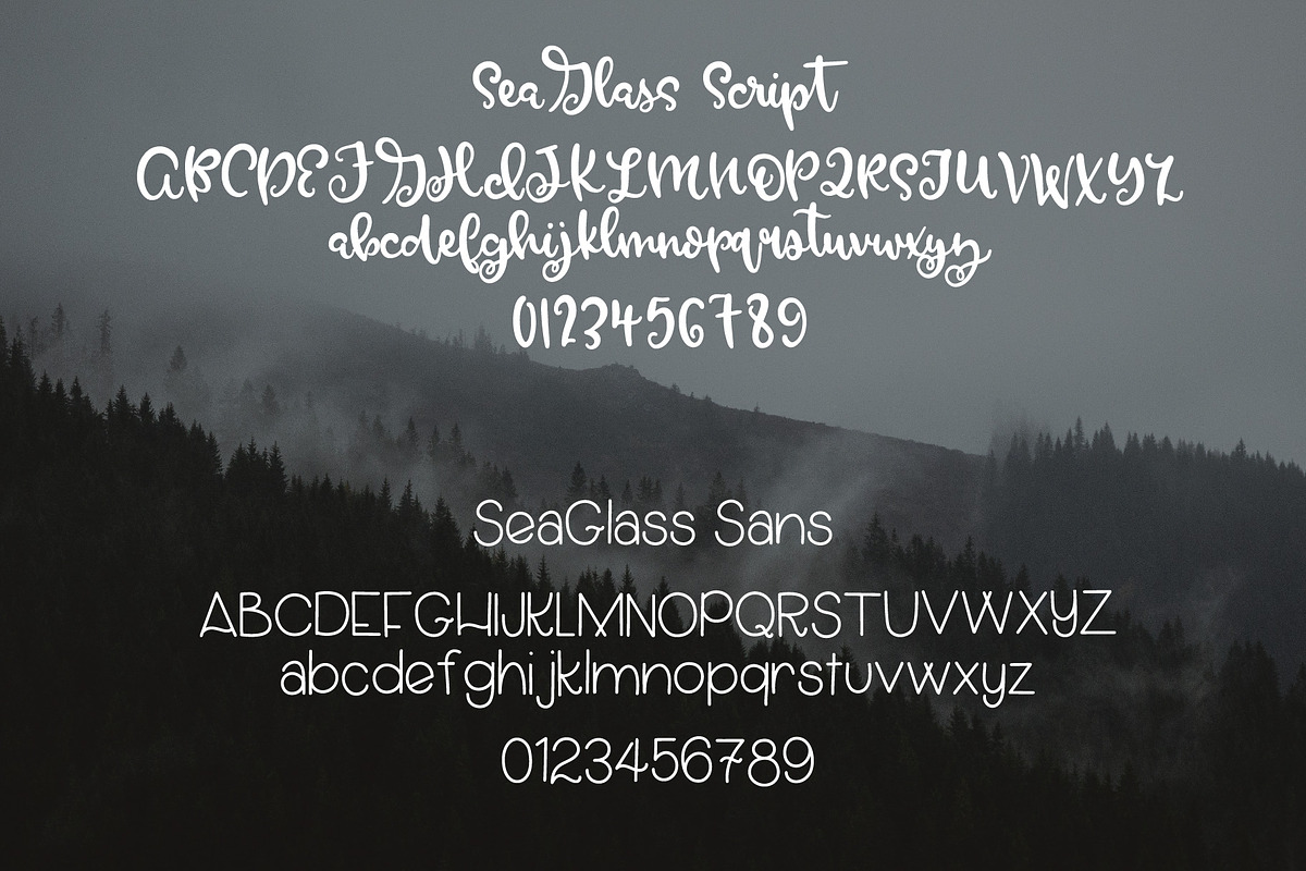 SeaGlass Font Duo preview 5