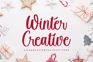 Winter Creative – Script Font, a Script Font by Fikryal Studio