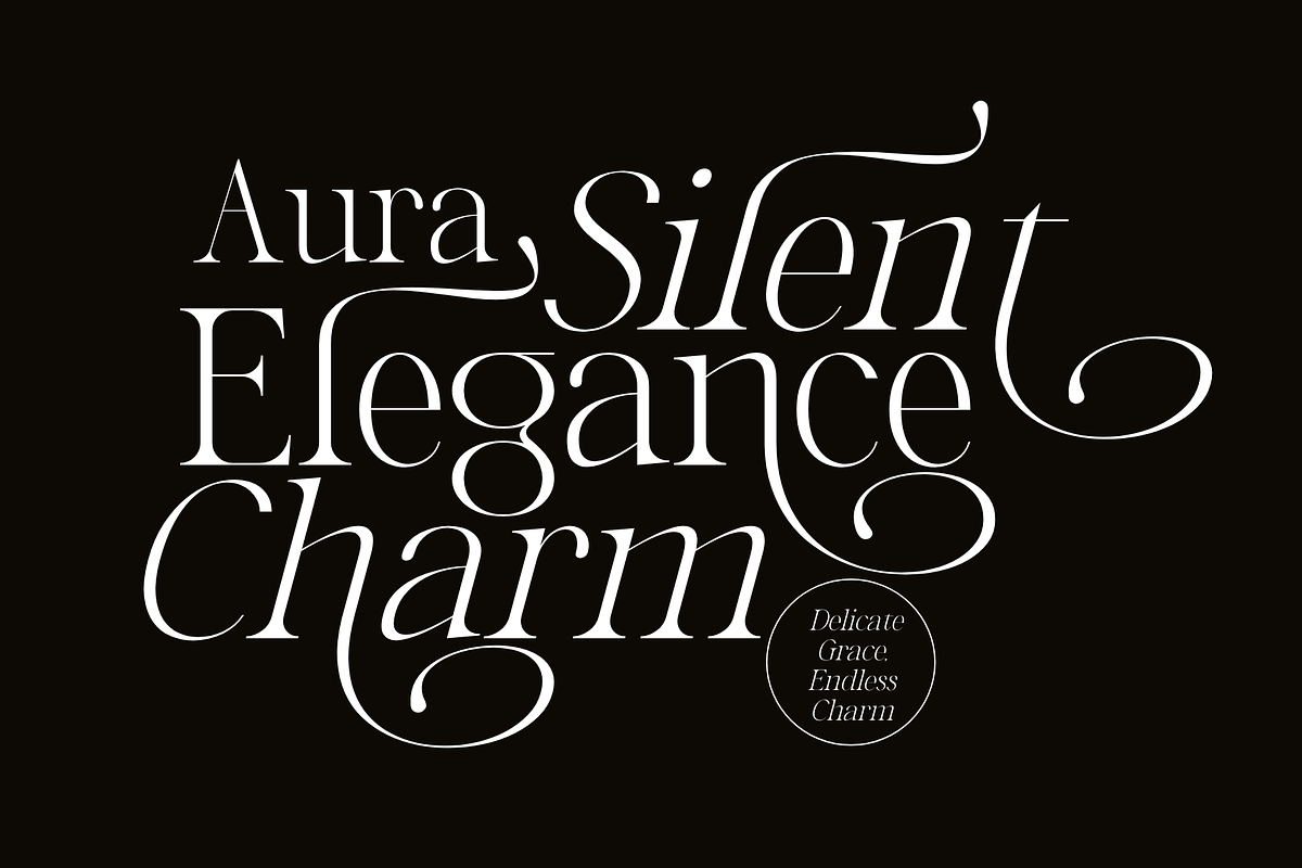 Mirage Glamorie - Elegant Serif, a Serif Font by Bring To Type (Photo 3 of 9)