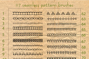 Hand drawn brushes for illustrator, a Brush Add-On by Milla Mi (Thumbnail 2 of 4)