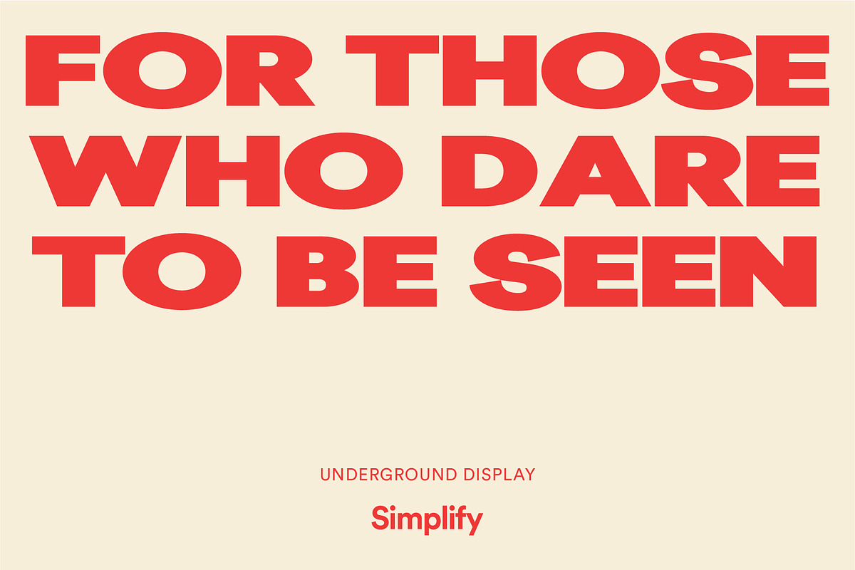 Underground - Bold Display Font, a Sans Serif Font by Simplify Creative (Photo 6 of 12)