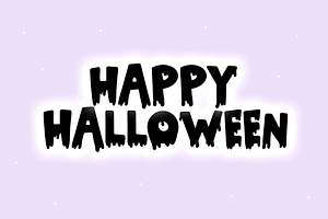 Yikes Dripping Halloween Font